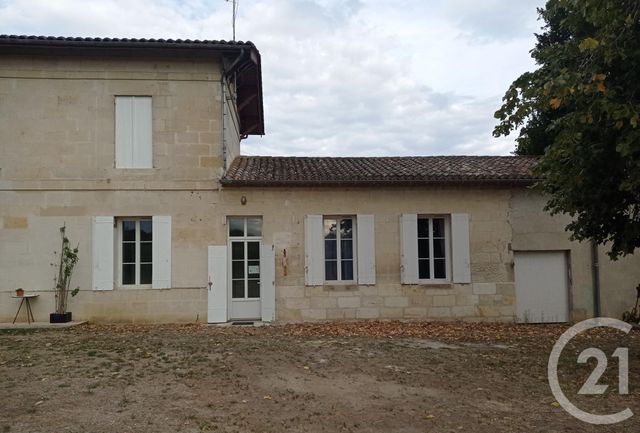maison à louer - 3 pièces - 70.7 m2 - ABZAC - 33 - AQUITAINE - Century 21 G&B Immobilier