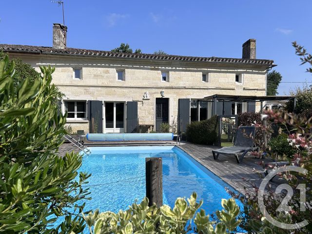 maison à vendre - 8 pièces - 210.8 m2 - COUTRAS - 33 - AQUITAINE - Century 21 G&B Immobilier
