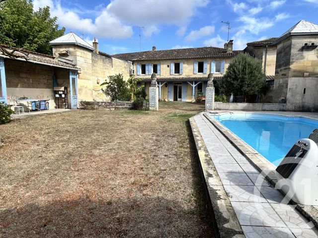 maison à vendre - 8 pièces - 306.95 m2 - ST MEDARD DE GUIZIERES - 33 - AQUITAINE - Century 21 G&B Immobilier